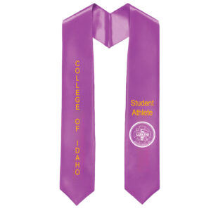 College of Idaho Student Athlete Grad Stole